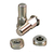 Rim lock nuts silver