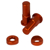 Rim lock nuts orange